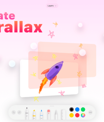 Díky aplikaci Originate můžete nakreslit obrázky a pracovat s nimi v AR