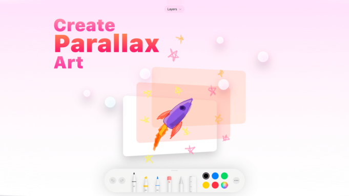 Díky aplikaci Originate můžete nakreslit obrázky a pracovat s nimi v AR