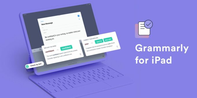 Aplikace Grammarly pro iPad dnes obdržela aktualizaci s několika novými funkcemi