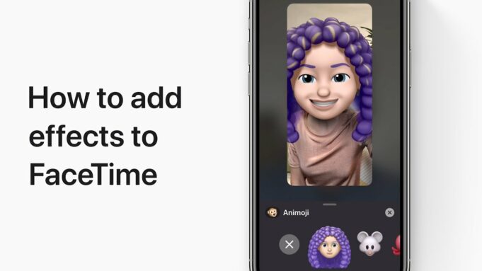 Apple návody – Jak používat efekty v aplikaci FaceTime