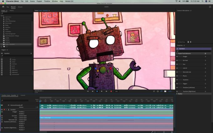 Adobe oznámil významnou aktualizaci aplikace Character Animator