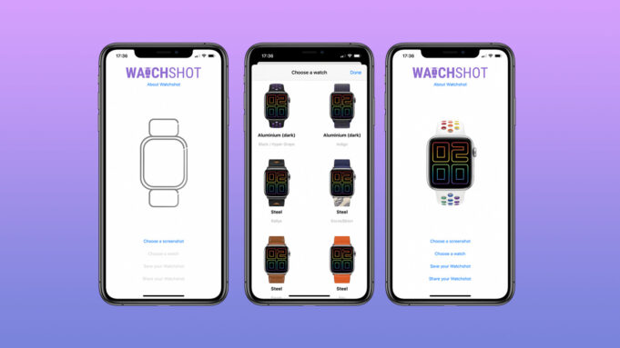 Díky aplikaci Watchshot si můžete vyzkoušet různé kombinace řemínků a ciferníků