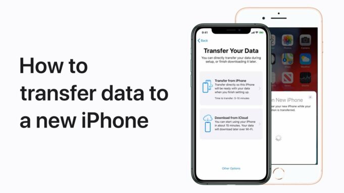 Apple návody – Jak přenést data do nového iPhonu
