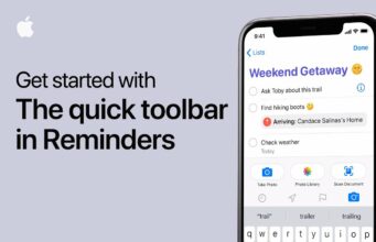 Apple návody – Jak používat rychlý panel nástrojů v aplikaci Připomínky