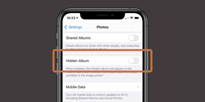 Návod – Jak skrýt album skrytých fotografií v aplikaci Fotky