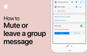 Apple návody – Jak ztlumit nebo opustit skupinovou konverzaci na iPhonu a iPadu