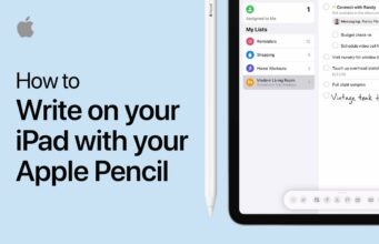Apple návody – Jak psát na iPadu pomocí Apple Pencil