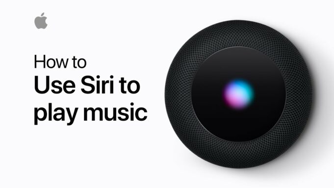 Apple návody – Jak používat Siri k přehrávání hudby na HomePodu