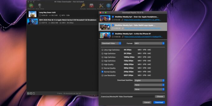 Díky aplikaci 4K Video Downloader pro macOS můžete stahovat videa z YouTube jediným kliknutím