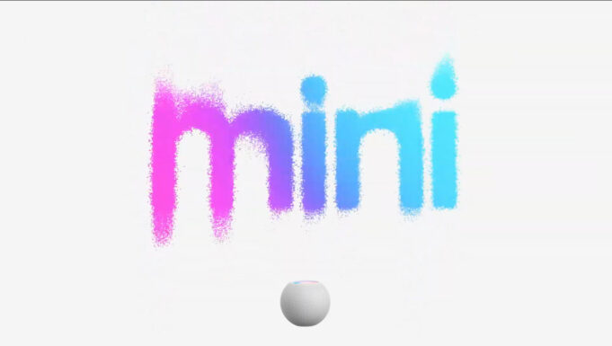 HomePod mini je vybaven napájecím kabelem USB-C, který nelze vyjmout