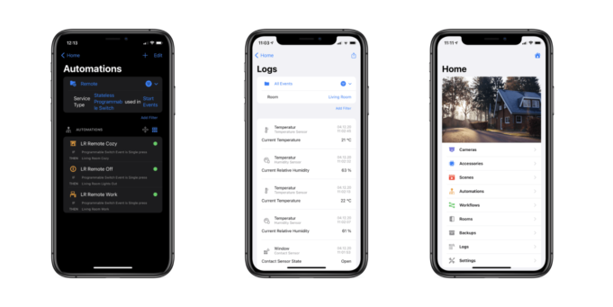 Aplikace Controller for HomeKit (verze 5.0) je nyní k dispozici s řadou nových funkcí