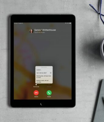 Návod – Jak odpovědět textovou zprávou na volání FaceTime na iPadu