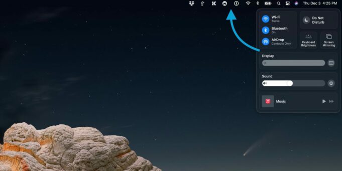 Návod – Jak si přizpůsobit lištu nabídek na Macu s macOS Big Sur