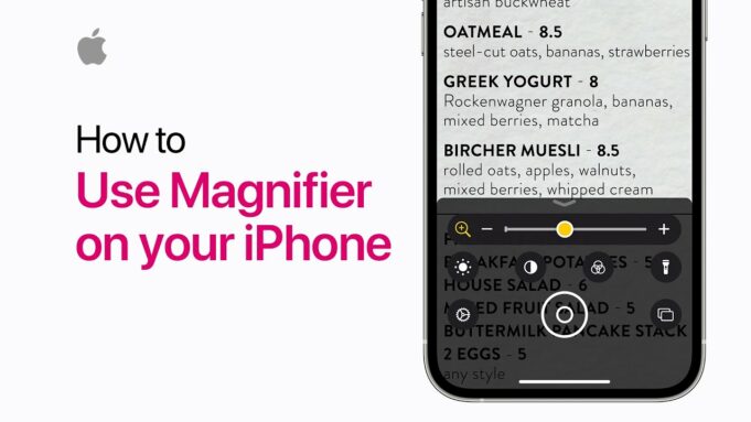 Apple návody – Jak používat nástroj Lupa na vašem iPhonu
