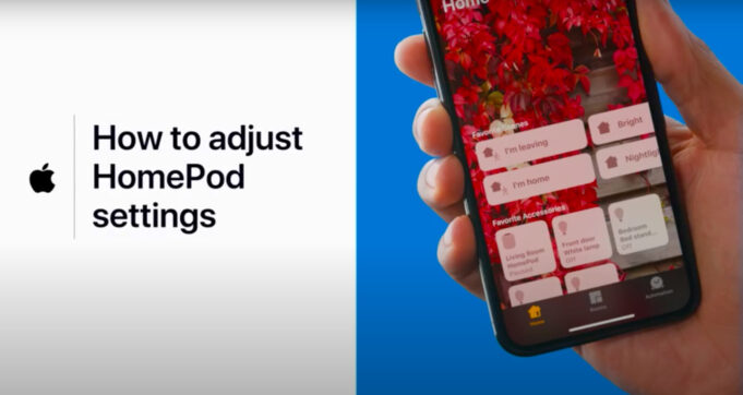 Apple návody – Jak upravit nastavení HomePodu
