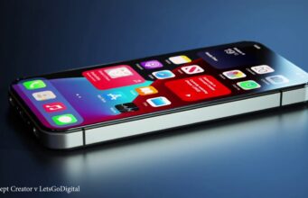 Koncept – iPhone 4 2022 se skenerem otisků prstů na displeji