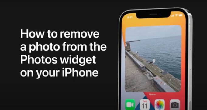 Apple návody – Jak odebrat fotografii z widgetu Fotky na iPhonu