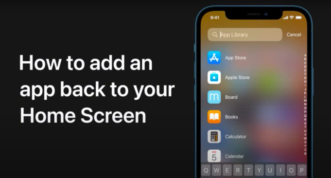 Apple návody – Jak přidat aplikaci zpět na domovskou obrazovku iPhonu