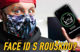 Jak nastavit FACE ID s ROUŠKOU na iPhonu? Odemykání se zakrytým obličejem!