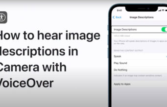 Apple návody – Jak slyšet popisy obrázků v aplikaci Fotoaparát na iPhonu a iPadu