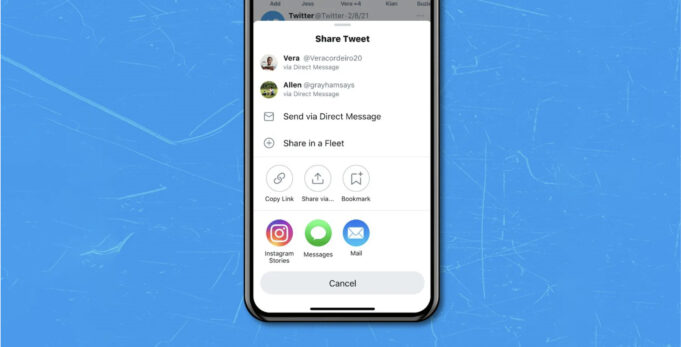V aplikaci Twitter nyní můžete snadno sdílet tweety přímo na Instagram prostřednictvím příběhu