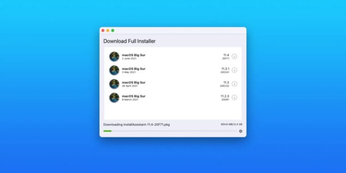 Aplikace „Download Full Installer“ nabízí rychlý a snadný přístup k instalačním balíčkům macOS