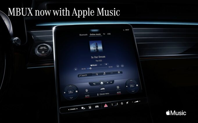 Apple Music přichází do informačního systému Mercedes-Benz MBUX