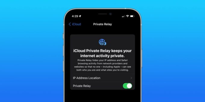 Návod – Jak zapnout / vypnout funkci iCloud Private Relay na iPhonu