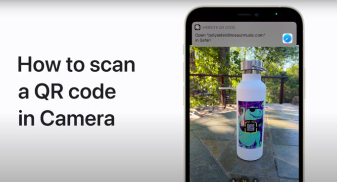 Apple návody – Jak naskenovat QR kód pomocí fotoaparátu na iPhonu a iPadu