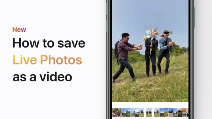 Apple návody – Jak uložit živé fotografie jako video na iPhonu a iPadu