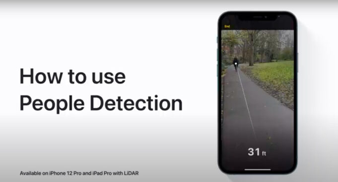Apple návody – Jak používat funkci detekce osob na iPhone 12 Pro, iPhone 12 Pro Max a iPadu Pro