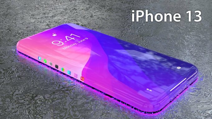 Koncept – iPhone 13 s displejem po stranách zařízení