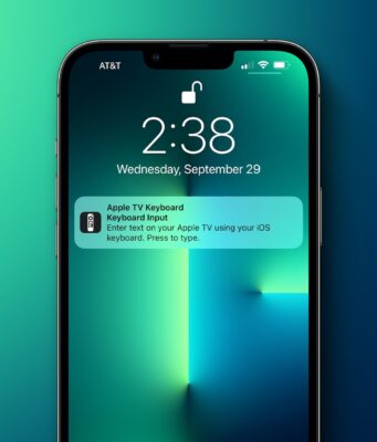 Návod – Jak deaktivovat oznámení klávesnice k Apple TV na iPhonu a iPadu