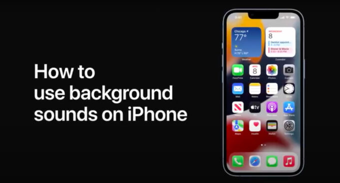 Apple návody – Jak používat zvuky na pozadí na iPhonu
