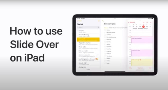 Apple návody – Jak používat Slide Over na iPadu