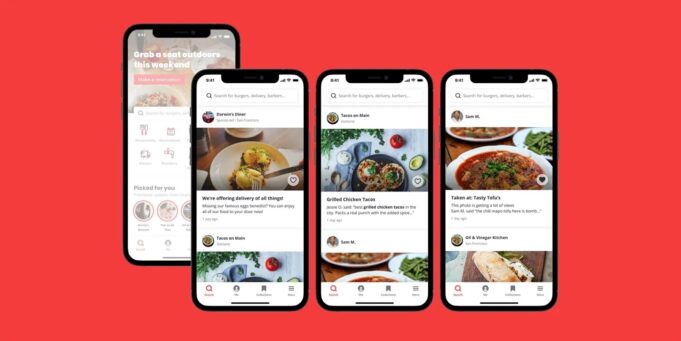 Aplikace Yelp obdržela aktualizaci s novou domovskou stránkou