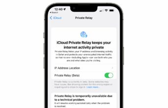 Funkce Soukromý přenos v iCloudu je pro některé uživatele nedostupná