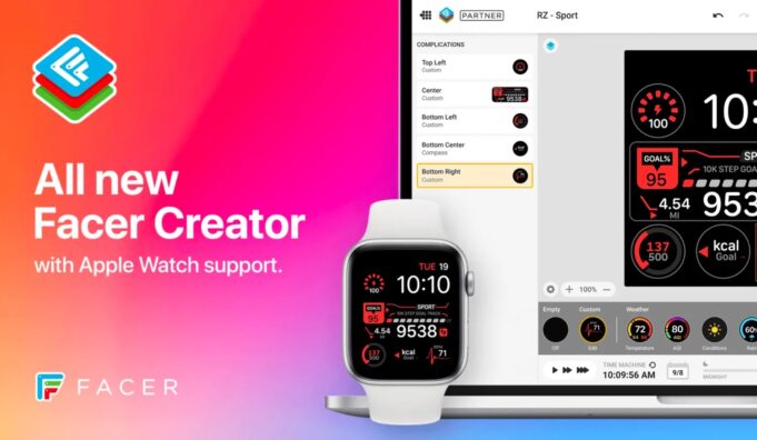 S nástrojem Facer Creator si můžete navrhnout vlastní ciferníky pro Apple Watch a snadno je sdílet