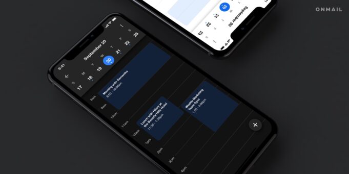 Aplikace OnMail nyní umožňuje synchronizovat kalendář z účtů Gmail, Yahoo a Outlook