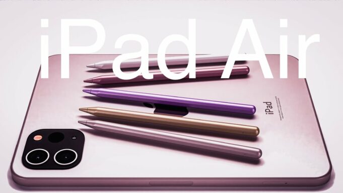 Koncept – iPad Air 2022 s vylepšeným fotoaparátem