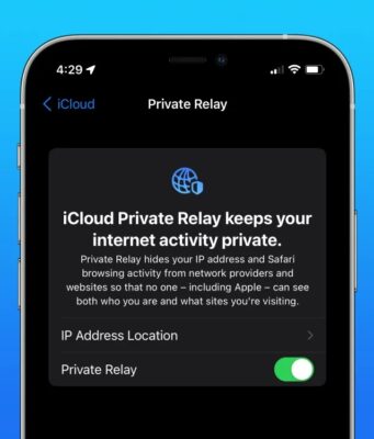 Návod – Jak zapnout/vypnout iCloud Private Relay