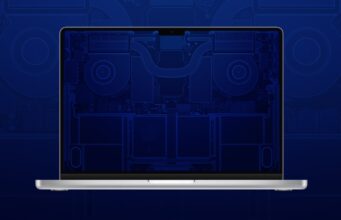 Stáhněte si tapetu, která vypadá jako vnitřek MacBooku Pro