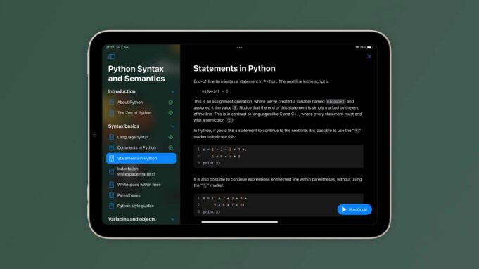 Nová aplikace Tinkerstellar vám pomůže naučit se kódovací jazyk Python