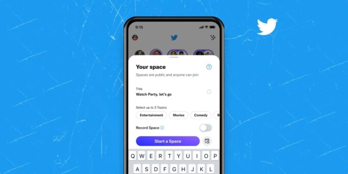 Twitter nyní zavádí možnost nahrávat a přehrávat prostory všem uživatelům