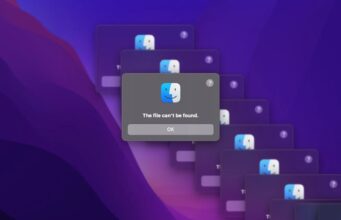 Finder v beta verzi macOS Monterey 12.3 zobrazuje uživatelům chybovou zprávu