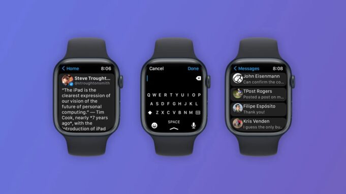 Aplikace Chirp byla aktualizována o důležitou funkci pro uživatele Apple Watch Series 7: podporu klávesnice