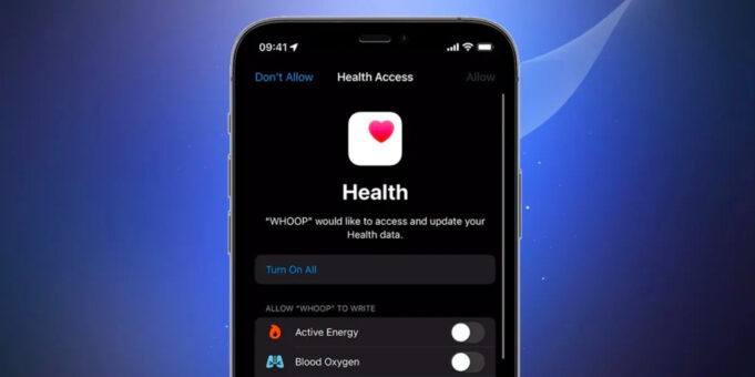 Oblíbený chytrý náramek WHOOP obdržel aktualizaci s podporou pro aplikaci Zdraví