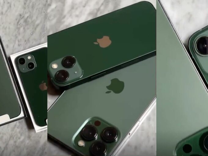 Podívejte se na iPhone 13 a iPhone 13 Pro v nových zelených odstínech