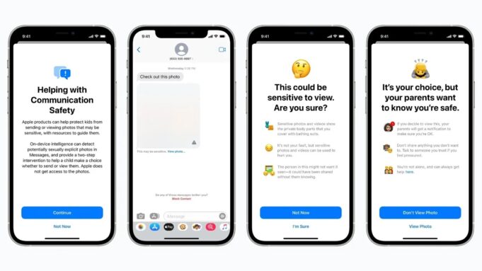 Apple plánuje rozšířit svou funkci bezpečnost komunikace do Velké Británie
