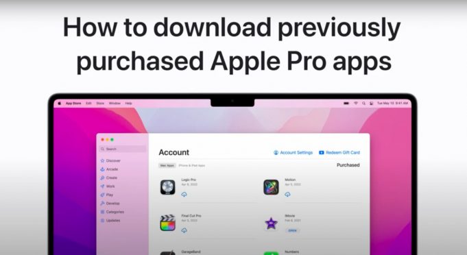 Apple návody – Jak stáhnout dříve zakoupené aplikace pro Mac